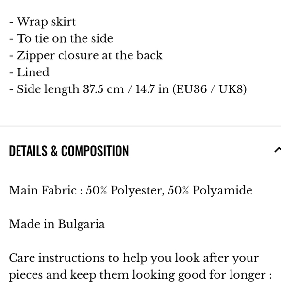 Sezane Pacome Seguins Wrap Skirt - Picture 3 of 8